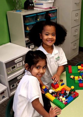 Smiling Children Playing